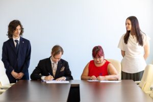 Predare de ștafetă în echipa delegaților de tineret la ONU