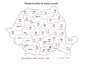 Locuri de muncă vacante la nivel național și în rețeaua EURES – 30 iulie 2025