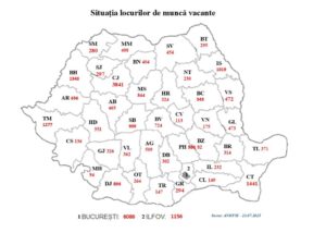Locuri de muncă vacante la nivel național și în rețeaua EURES – 23 iulie 2025