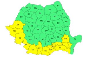 ATENȚIONARE METEOROLOGICĂ