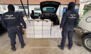 Țigări în valoare de 145.000 de lei, descoperite în mașina unui cetățean maghiar