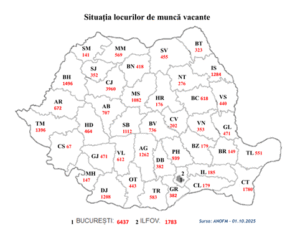 35.442 locuri de muncă vacante la nivel naţional