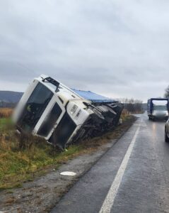 Accident la Slimnic