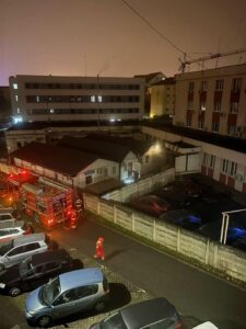 Incendiu într-un birou la sediul Poliției