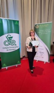 Premiul de excelență pentru o farmacistă din Sibiu