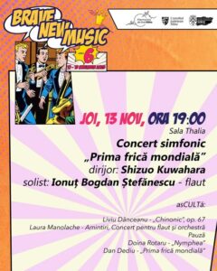 Concert simfonic “PRIMA FRICĂ MONDIALĂ” la Brave New Music – Ediția a VI-a