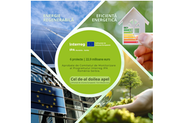 Ministerul Dezvoltării finanțează proiecte care promovează energia regenerabilă și eficiența energetică