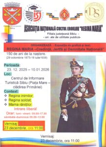 Regina Maria revine în atenția publicului sibian printr-o expoziție specială
