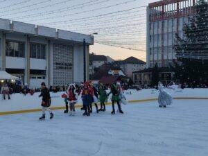 Deschiderea oficială a patinoarului din municipiul Mediaș