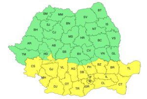ATENȚIONARE METEOROLOGICĂ
