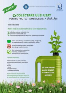 Campanie de informare pentru creșterea gradului de colectare separată a uleiurilor uzate