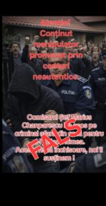 M.A.I – Semnalăm apariția unor mesaje manipulatoare, cu potențial de a produce tensiuni în comunitate, pe fondul tragicelor incidente din județul Timiș, în urma cărora un minor a fost ucis