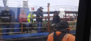 Navă lovită în afara apelor teritoriale ale României