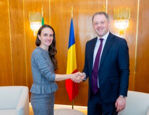 Primirea la MAE a ministrului de stat irlandez pentru Afaceri Europene și Apărare, Thomas Byrne