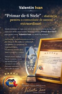 Primarul comunei Sadu, Valentin Ivan, desemnat „Primar de 6 Stele”