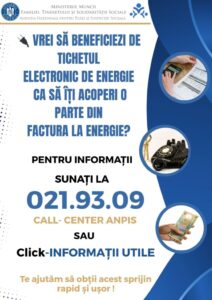 S-a prelungit până la finalul anului perioada de acordare a tichetului electronic de energie