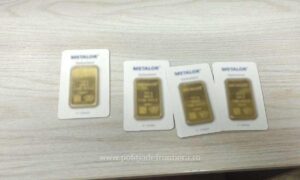 Lingouri de aur în greutate totală de 400 de grame, ascunse și nedeclarate la controlul de frontieră