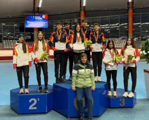 Sibianca Anastasia Bacilă a dominat Campionatul Național de patinaj viteză de la Inzell