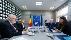 Întrevederea secretarului de stat Clara Volintiru cu președintele Comitetului de asistență pentru dezvoltare din cadrul OCDE, Carsten Staur