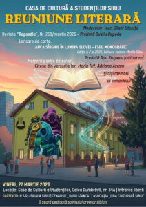 Lansare de carte și un nou număr al Revistei „Rapsodia”