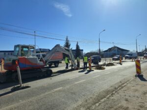 Lucrări pe șantierul Căii Șurii Mari