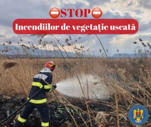 Incendiile de vegetație sunt interzise!
