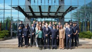 Studenți și cadre didactice din Brühl (Germania) în vizitǎ la Inspectoratul General al Poliției de Frontieră Române