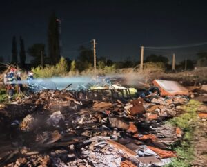 Incendiu în zona Colonia Seviș