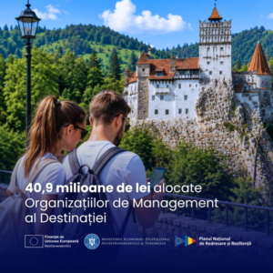 41 de proiecte pentru dezvoltarea și digitalizarea destinațiilor turistice primesc finanțare prin PNRR