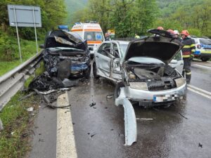 Accident pe DN7