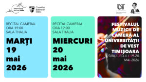 Concerte, recitaluri și ateliere de percuție, la Filarmonica de Stat Sibiu