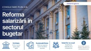 Consultare publică privind proiectul Legii salarizării pentru personalul plătit din fonduri publice