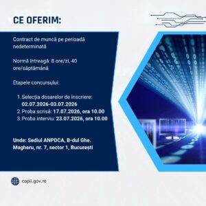 ANPDCA face angajări