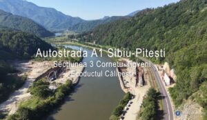 Ionel Scrioșteanu – Imagini spectaculoase cu “podul verde” de pe Autostrada Sibiu – Pitești A1