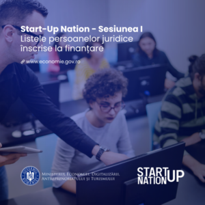 MEDAT publică listele persoanelor juridice înscrise la finanțare în cadrul primei sesiuni a ediției a IV-a a programului Start-Up Nation