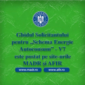 Fonduri în valoare de 265 de milioane de euro pentru investiții în energie regenerabilă în agricultură și industria alimentară.