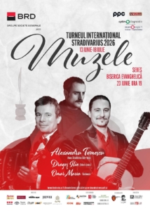 SEBEȘ, 23 IUNIE 2026, ORA 19.00, TURNEUL INTERNAȚIONAL STRADIVARIUS