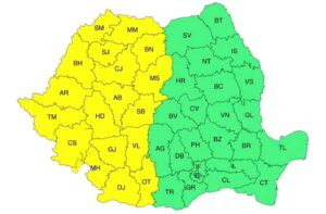 Atenționări meteo