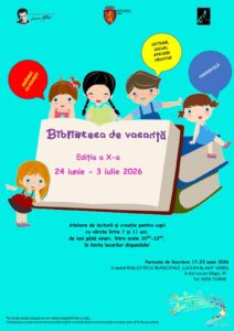 SEBEȘ, 24 IUNIE – 3 IULIE 2026: O NOUĂ EDIȚIE A BIBLIOTECII DE VACANȚĂ. 10 ANI DE POVESTE, CU ZÂMBETE ȘI JOCURILE COPILĂRIEI!