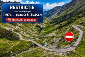 Restricții de circulație pe DN7C – Transfăgărășan, km 112+000 și km 115+000