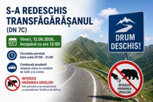 S-a redeschis circulația rutieră pe Transfăgărășan (DN 7C)!