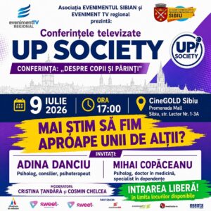 Încep Conferințele televizate “UP SOCIETY”
