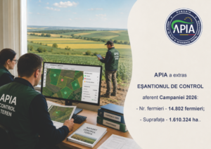 APIA a extras eșantionul de control aferent Campaniei 2026