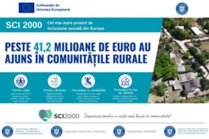 Peste 41,2 milioane de euro au ajuns în aproximativ 400 de comune prin proiectul SCI2000