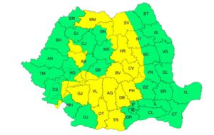 ATENȚIONARE METEOROLOGICĂ