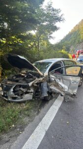 Accident pe DN7 în Călimănești