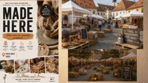 MADE HERE transformă Piața Huet într-un atelier creativ în aer liber: un festival unde vizitatorii descoperă cum iau naștere produsele handmade – Foto