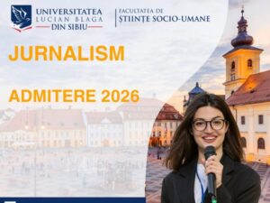 Admitere 2026 la Jurnalism, Sibiu / Înscrieri online până pe 19 iulie pentru cei care vor să practice jurnalism de calitate