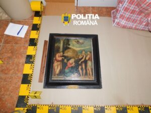 10 PICTURI, DE PESTE 90.000 DE EURO, SUSTRASE DIN ITALIA, RECUPERATE ÎN ROMÂNIA ȘI PREDATE REPREZENTANȚILOR AUTORITĂȚILOR ITALIENE