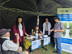 ZECI DE PERSOANE ȘI-AU EVALUAT GRATUIT FUNCȚIA PULMONARA LA STANDUL SPITALULUI DE PNEUMOFTIZIOLOGIE SIBIU DIN CADRUL ECHILIBRUM FEST